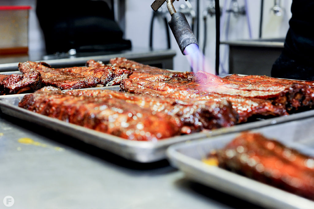 Feast on St. Louis – Barbecue: Bogart's Smokehouse Ribs From Smoker
